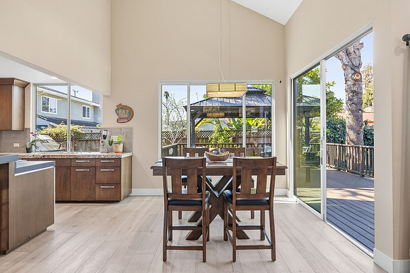 Luxury interior real estate photography of an Emerald Hills home