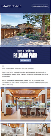 Real estate photography of a luxury property in Palomar Park California