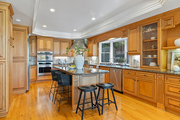 Luxury interior real estate photography of a Los Gatos home