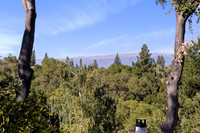 Aerial real estate photography of a luxury home in Los Gatos California