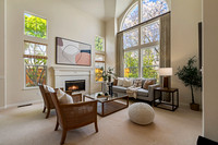 Luxury interior real estate photography of a Santa Cruz home