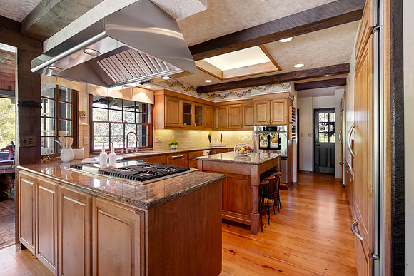 Luxury interior real estate photography of a Santa Cruz home
