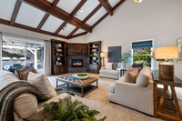Luxury interior real estate photography of an Emerald Hills home