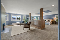 Luxury interior real estate photography of an Emerald Hills home