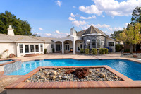 Daytime real estate photography of a historic luxury property in San Jose California