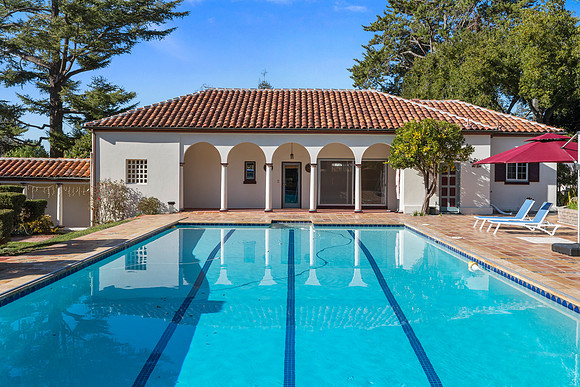Daytime real estate photography of a historic luxury property in San Jose California