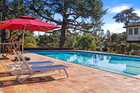 Daytime real estate photography of a historic luxury property in San Jose California