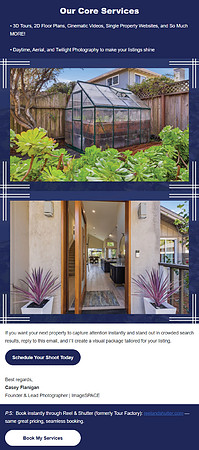 Luxury real estate photography of a home in Aptos California
