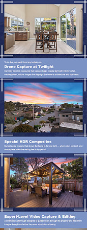 Luxury real estate photography of a home in Aptos California